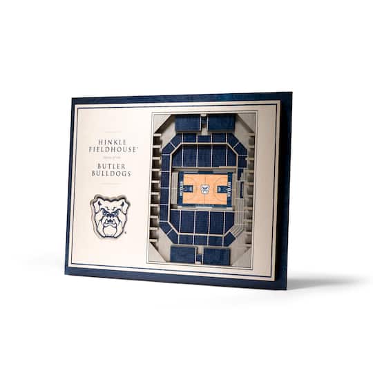 NCAA 5-Layer StadiumView Wall Art By Youthefan in Butler Bulldogs | 13" x 17" x .63" | Michaels®